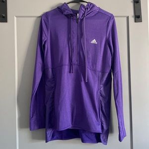 Womens Adidas Half Zip - Purple